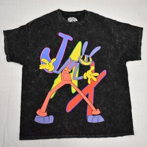 The Amazing Digital Circus Mens Jax Mineral Wash Black Shirt New XS-XL